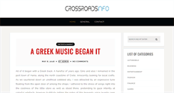 Desktop Screenshot of crossroadsinfo.com